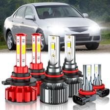 Fit Honda Accord Sedan 4-door 2005-2012 6000k Led Headlights Bulbs Fog Lights Fit Honda Accord Sedan 4-door 2005-2012 6000k Led Headlights Bulbs Fog Lights
