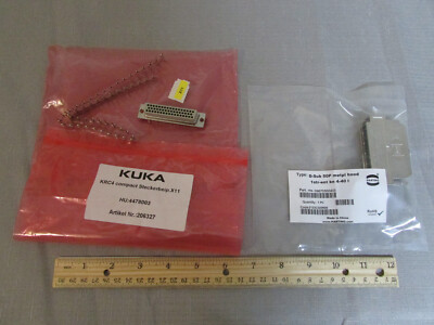 KUKA Robotics KRC4 Compact 50-Pin Connector D-Sub Male New