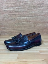 Allen Edmonds Stowe Tassel Loafers size 9.5D Oxblood Leather Made in USA