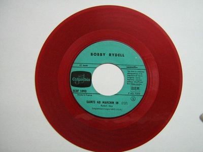 BOBBY RYDELL 45 TOURS FRANCE VINYL ROUGE SAINTS GO MARC