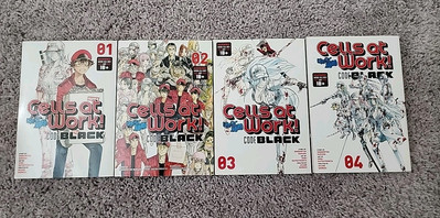 Cells at Work! CODE BLACK 1 - 4 Paperback By Harada, Shigemitsu - EXCELLENT