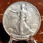 1942-P WALKING LIBERTY HALF DOLLAR 90% Silver AU PLUS Super Nice COIN