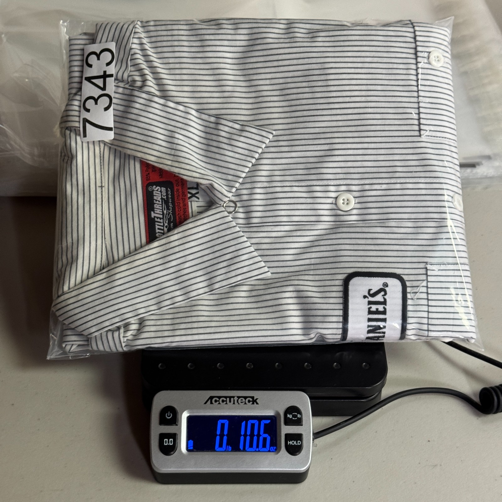 Throttle Threads Jack Daniel Shop Button Down Shi… - image 12