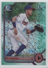 2022 Bowman Chrome Prospects Aqua Shimmer Refractor /125 Fran Alduey 13gr