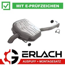Endschalldämpfer für Volvo V70 XC70 D3 D4 D5 1.9 2.0 2.4 10509