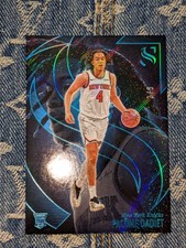 2024-25 Panini Silhouette Pacôme Dadiet Rookie FOTL Platinum 2/3 RARE Knicks
