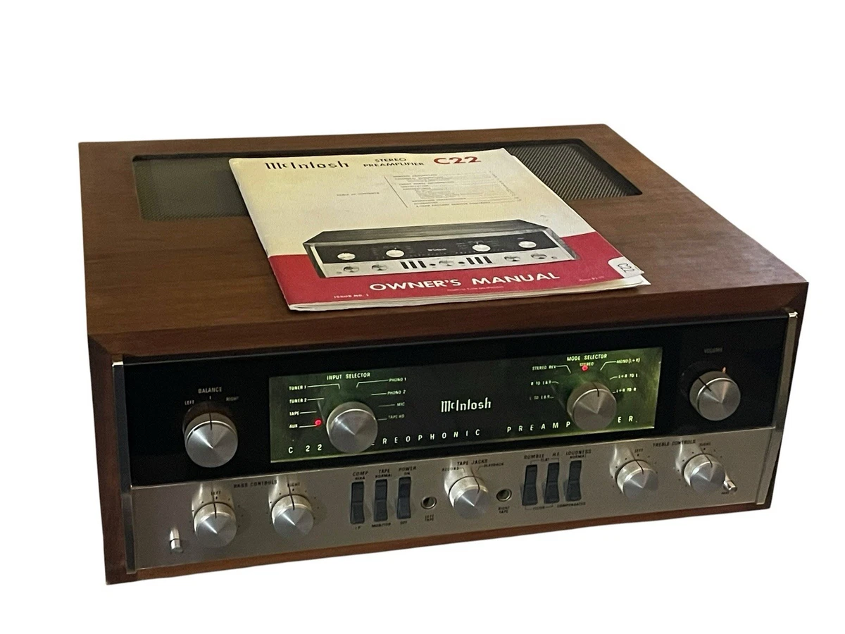Mcintosh C22 Indiana Vintage Preamps & Tube Preamps for sale | eBay