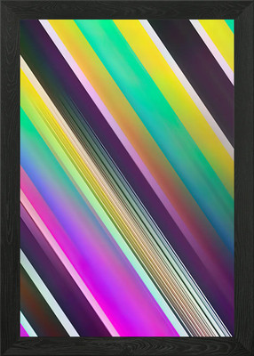 Farbverlauf gerahmtes Wandbild Poster Leinwanddruck Bild