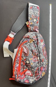 Vera Bradley Paisley Coleman Hiking Sling Backpack 8 L Vera Bradley Coleman Sling Backpack 8 Liter Capacity Eden  main image 2