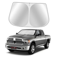 Custom Fit Windshield Sun Shade - Full Coverage, for Dodge RAM 1500 2011-2018
