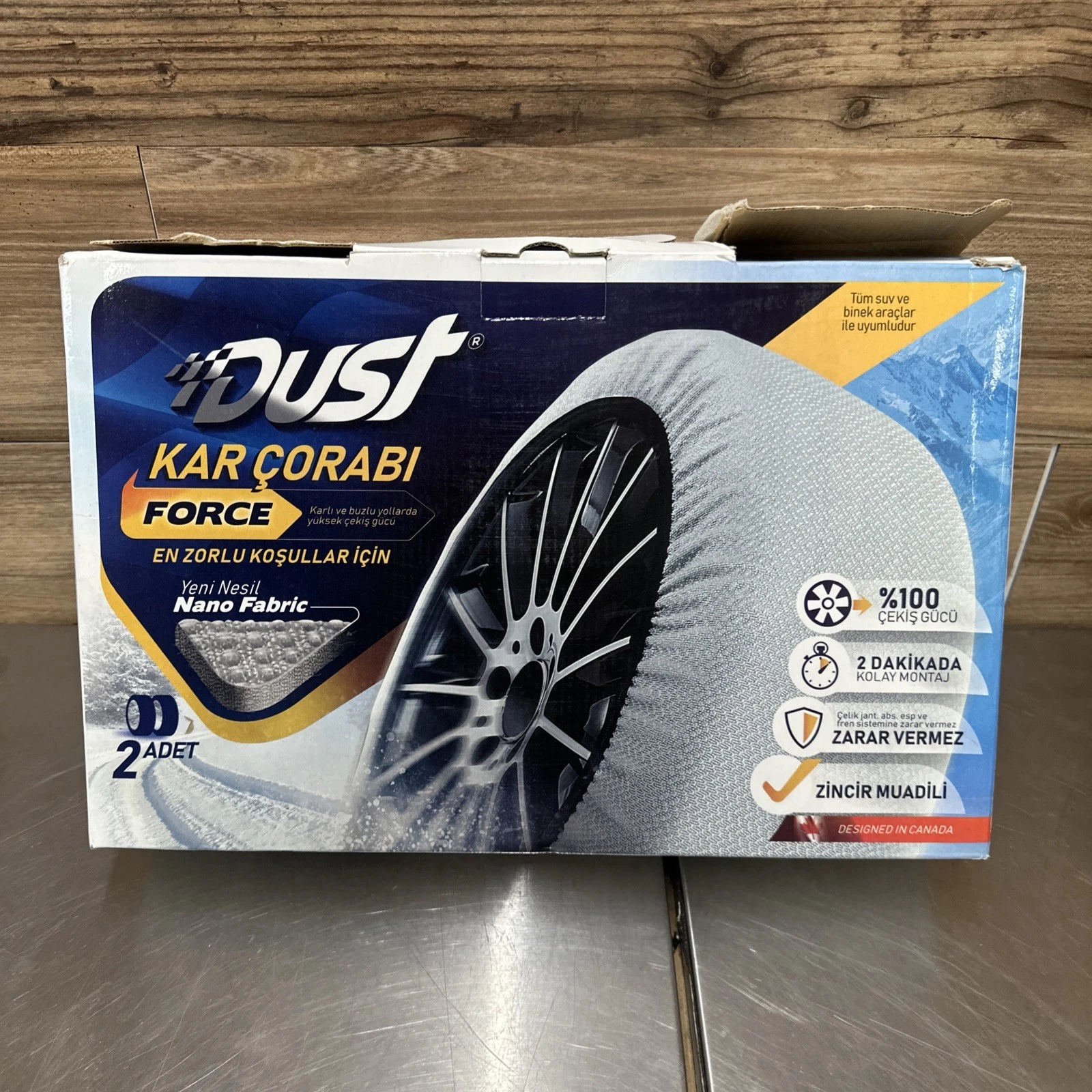 Dust Tire Snow Socks; Size Large