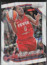 2025 Panini Prizm WNBA #35 Kelsey Mitchell White Seismic