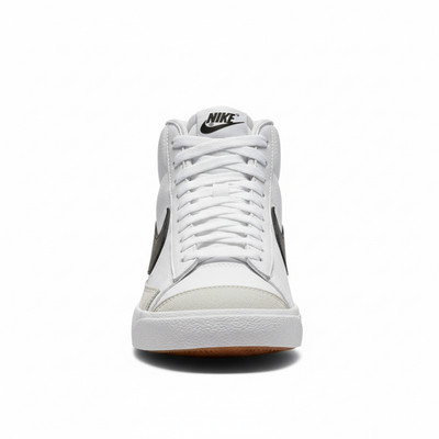 Nike Blazer Mid '77 Big Kids' Shoes White/Total Orange/Black Size 7Y