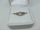 10k white gold diamond ring size 8.5
