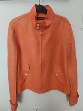 Authentic Ralph Lauren Linen Jacket. Orange Color. Excellent Condition. Size: 12