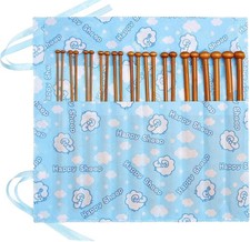 Bamboo Knitting Needles Set Knitting Needle Case Knitting Kits for Beginners 2x