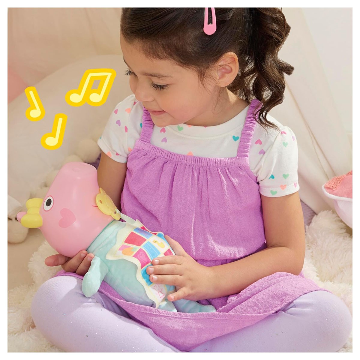 Bambola Interattiva Peppa Pig Baby Evie: Suoni E Coccole - Nuova - Foto 4