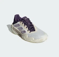 Adidas W Barricade 13 Tennis Shoes Sz 8/8.5/9/9.5/10 White/Plum