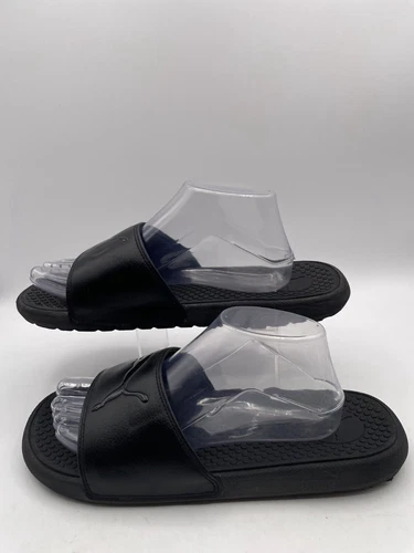 Puma Cool Cat 2.0 ciabatte donna taglia 10W nere ecopelle slip on comode