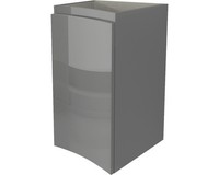 Unterschrank Vague HöHe 55 Breite 34 Tiefe 40 Cm Anthrazit Links