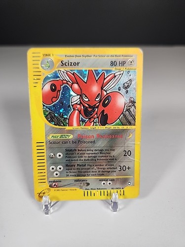 Pokemon Scizor Aquapolis Holo Rare #H21 Pokémon TCG Card