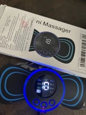 Portable Mini Massager Neck Back Full Body Muscle Stimulator Pain Relief Device