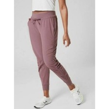 Athleta Attitude Jogger Pants, Volcanic Violet, Size 4P