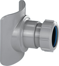 McAlpine BOSSCONN110T-GR Black Mechanical Soil Pipe Boss Connector 4"/110mm Grey