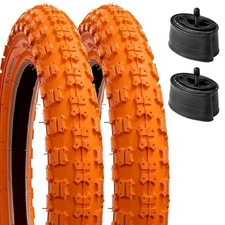 2-PCS 12.5" Kid Bike Tires 12 ½ X 2 ¼ 62-203 and 12.5" Heavy Duty Bike Tubes ...