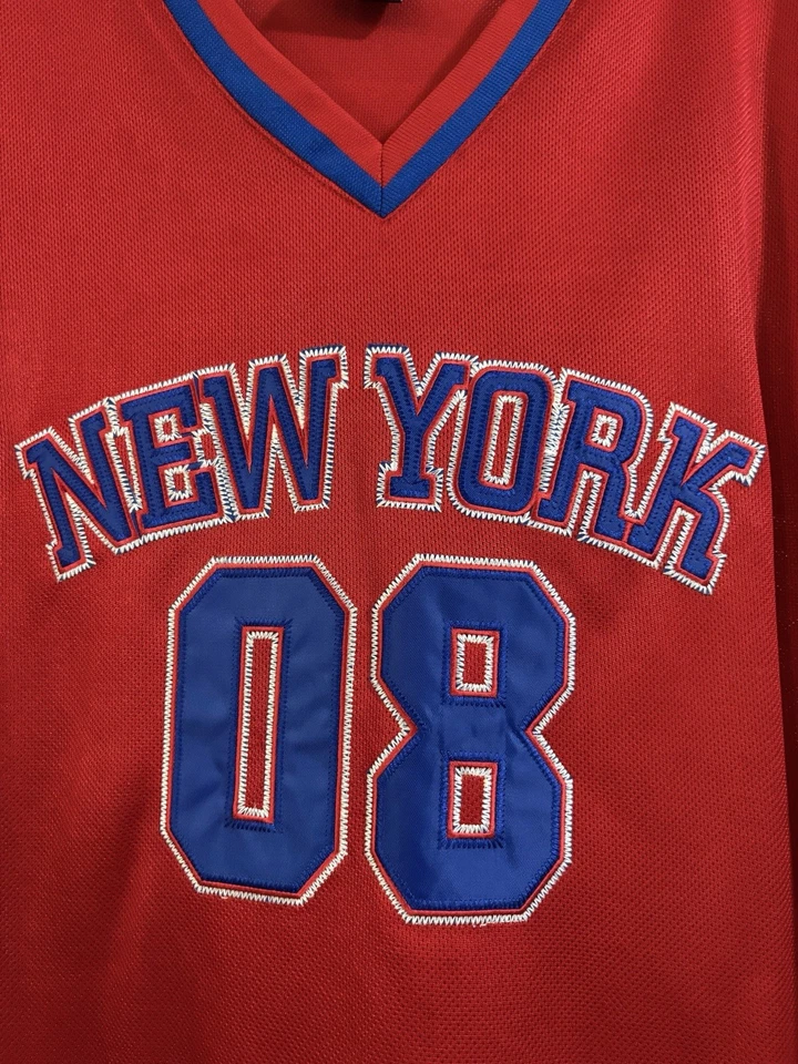 Camiseta sin mangas de baloncesto 212 NYC Sport para hombre 3XL roja azul Nueva York 08 Foto 3 de 4