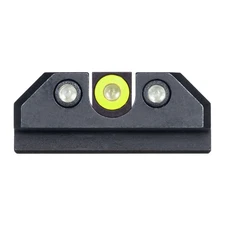 NIGHT FISION For CZ P-10 C/F Yellow Ring/U Notch Black Rings Night Sight Set