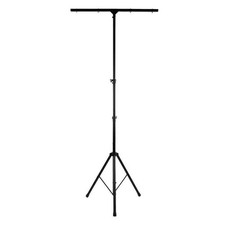 MR DJ LS-100 Black 9 Foot Tripod Lighting Stand With Cross Bar