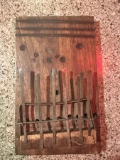 Old Tribal Art Thumb Instrument Musical