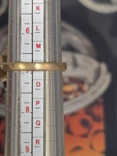 Stamp 14 K Yellow Vintage Flower Ring Desing