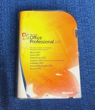 Microsoft Office Professional  2007 Word, Excel, Publisher, Outlook -Product Key