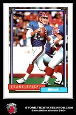 1992 Topps #524 Frank Reich Buffalo Bills NFL