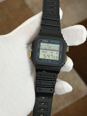 Rare Vintage Casio Fish In Time FT-100W Men's Digital Sports Watch