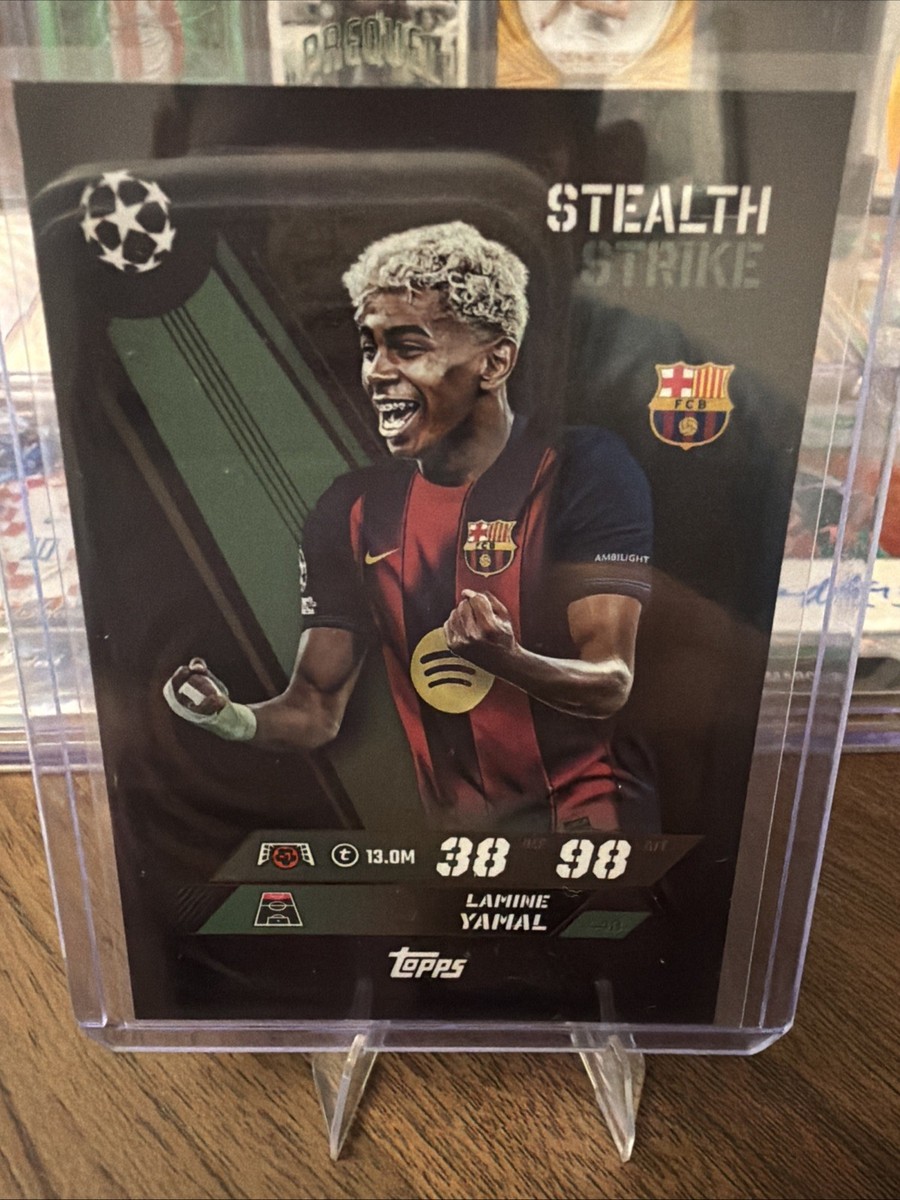 2025-26 Match Attax UEFA - Lamine Yamal - Black Stealth Strike