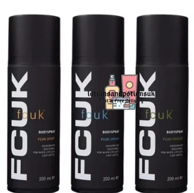 FCUK Vintage Urban Sport Body Spray For Men