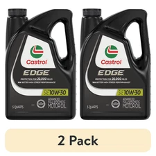(2 pack) Castrol EDGE 10W-30 Advanced Full Synthetic Motor Oil, 5 Quarts