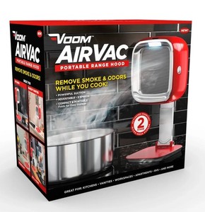 C'est vrai. AirVac Hotte portative 3 Vitesse RV Ventilateur d'échappement de cuisine faible bruit NEW