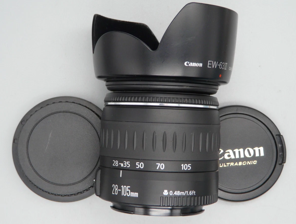 Canon EOS 55 一眼レフ EF 28-105 3.5-4.5 レンズ EF28-105mm F3.5-4.5