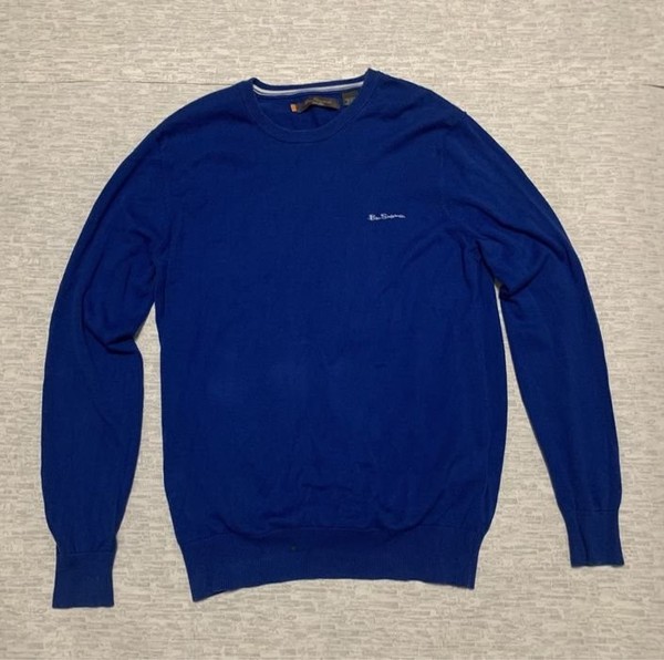 Men Ben Sherman Sweater Blue #FOJ