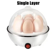 Multifunction Electric Egg Cooker Single Egg Boiler Kitchen Steamed Rapid
