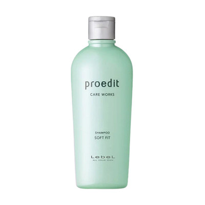 Lebel Proedit Soft Fit Shampoo: Moisturizing Shampoo for Dry Hair - 300 ml / 10.