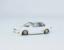 BMC 1/64 Scale Subaru Impreza WRX Type R 3-6 Gen White Diecast Car Model Toy