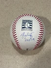 Edgar Martinez signed HOF Logo baseball w/ HOF 19 ** Beckett **