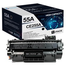 CE255A 55A Black Toner Cartridge 1 Pack - Other, black toner cartridge