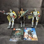 New ListingLEGO Star Wars Lot 75533 Boba Fett x2 75116 Finn Built w/ Manuals