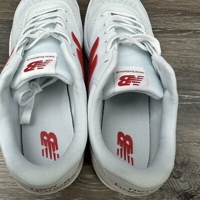 New Balance BB80RTB Men\'s Sneakers White Red Size 9.5 US 43 EU Leather Casual New Balance BB80 shoes Men Size 9.5 Sneakers White Red Beige  main image 4